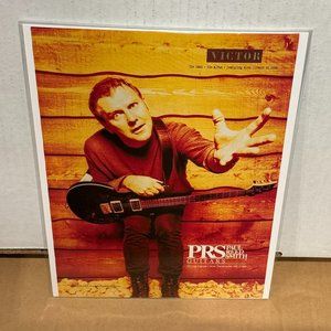 Alex Lifeson of Rush - PRS Guitars - 1996 Print Advertisement